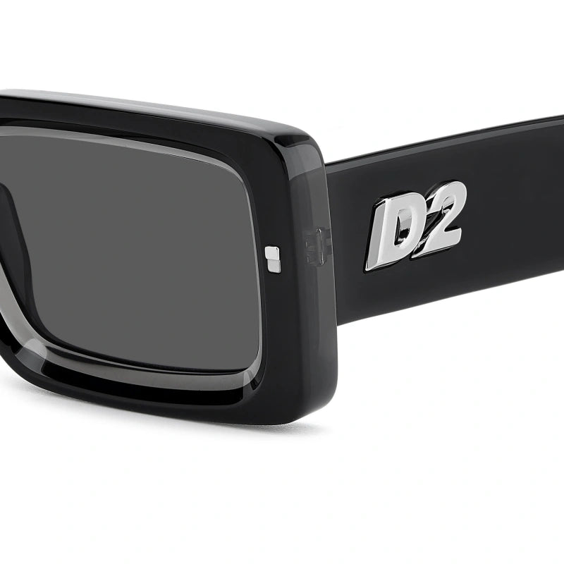 DSQUARED2 - 08A IR GRIGIO NERO | OCCHIALE DA SOLE UOMO - D2 0142/S CALIBRO UNICO
