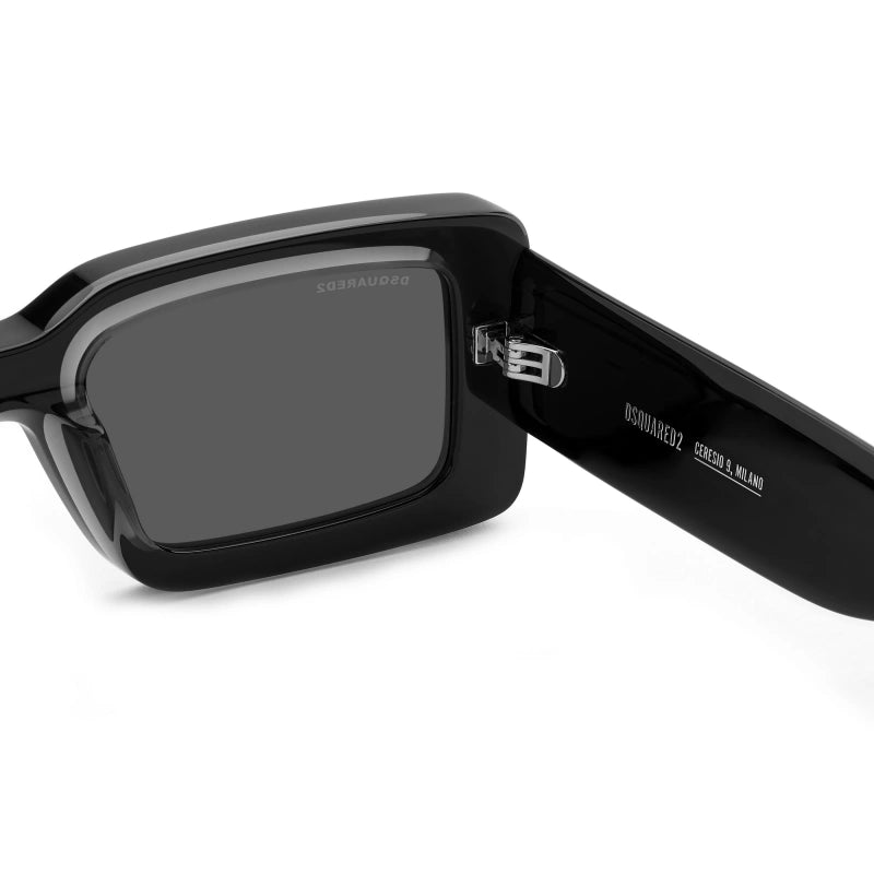 DSQUARED2 - 08A IR GRIGIO NERO | OCCHIALE DA SOLE UOMO - D2 0142/S CALIBRO UNICO