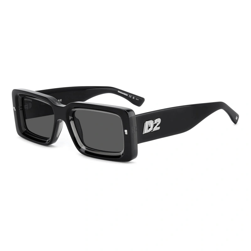 DSQUARED2 - 08A IR GRIGIO NERO | OCCHIALE DA SOLE UOMO - D2 0142/S CALIBRO UNICO