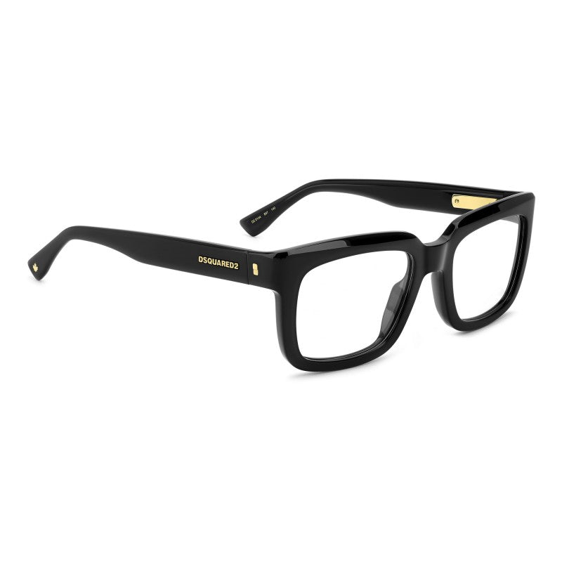 WOMEN'S EYEGLASSES DSQUARED2 D2 0025 - 807 BLACK 