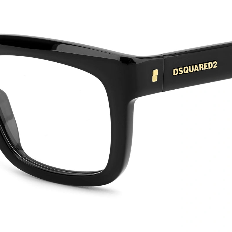DSQUARED2 - 807 NERO | OCCHIALE DA VISTA UOMO - D2 0144 CALIBRO UNICO