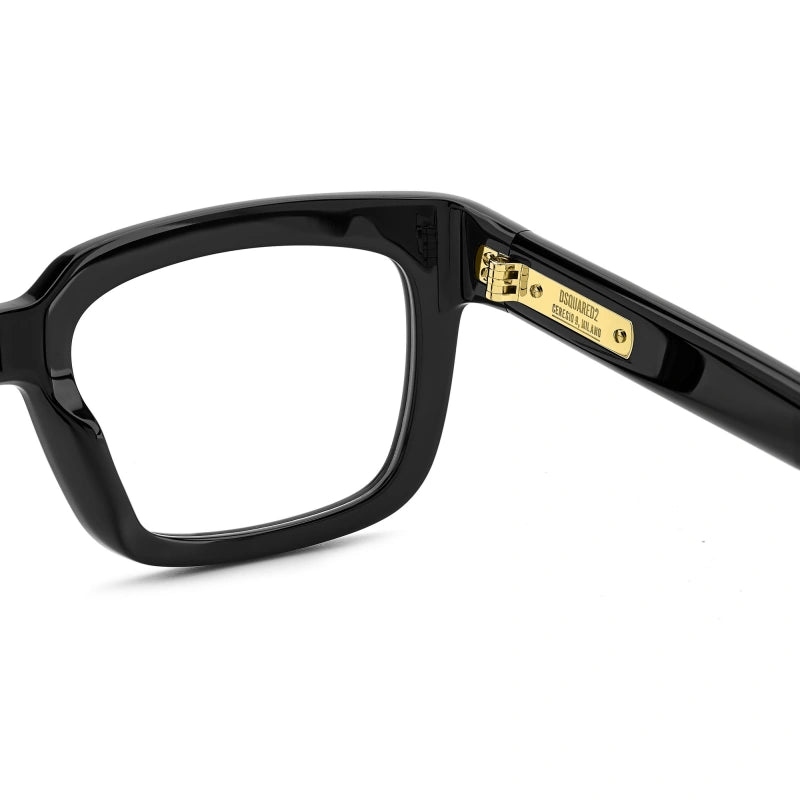 DSQUARED2 - 807 NERO | OCCHIALE DA VISTA UOMO - D2 0144 CALIBRO UNICO