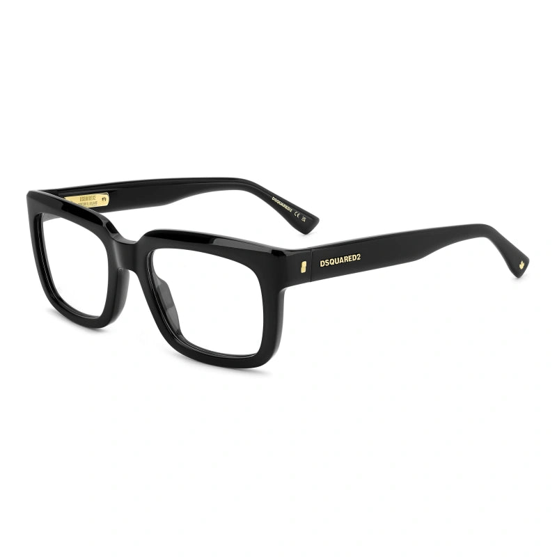 DSQUARED2 - 807 NERO | OCCHIALE DA VISTA UOMO - D2 0144 CALIBRO UNICO