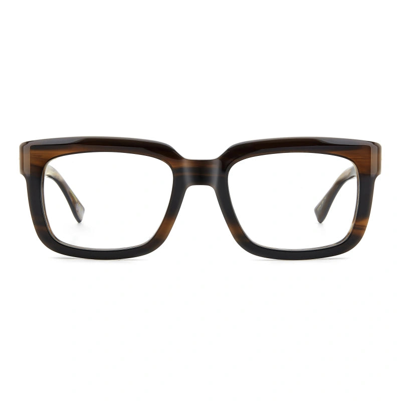DSQUARED2 - EX4 CORNO MARRONE | OCCHIALE DA VISTA UOMO - D2 0144 CALIBRO UNICO