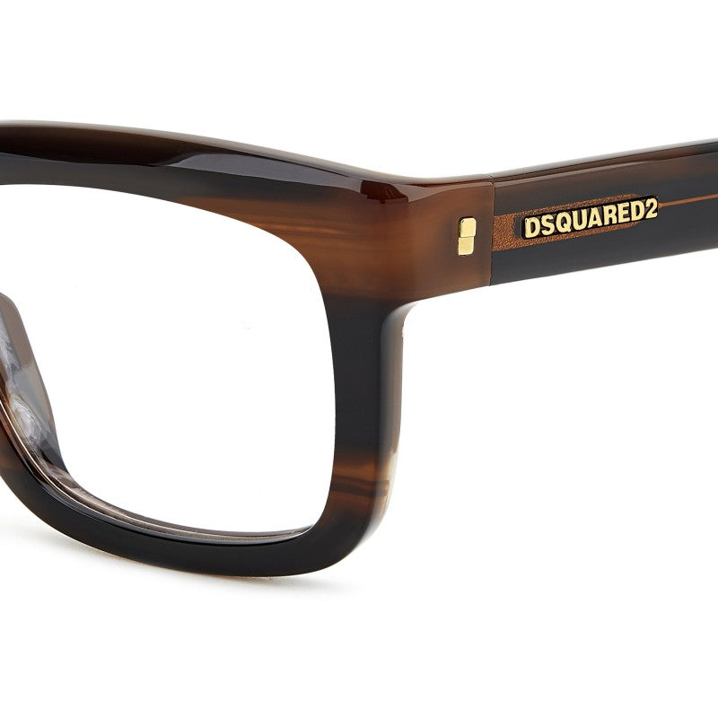 WOMEN'S EYEGLASSES DSQUARED2 D2 0025 - 807 BLACK 