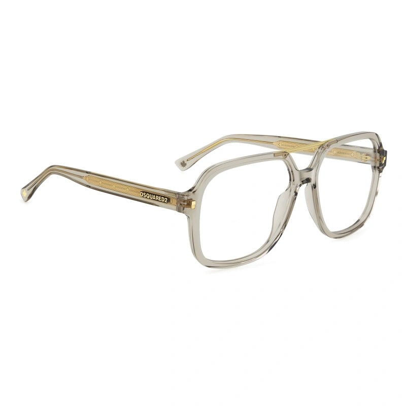 DSQUARED2 - 10A BEIGE | OCCHIALE DA VISTA UOMO - D2 0145 CALIBRO UNICO