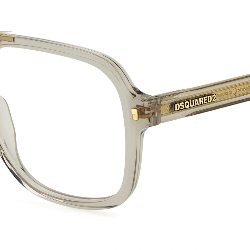 DSQUARED2 - 10A BEIGE | OCCHIALE DA VISTA UOMO - D2 0145 CALIBRO UNICO