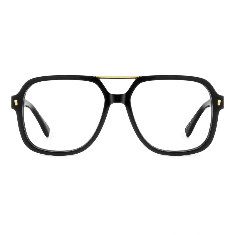 DSQUARED2 - 807 NERO | OCCHIALE DA VISTA UOMO - D2 0145 CALIBRO UNICO