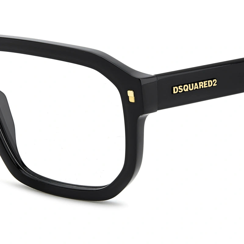 DSQUARED2 - 807 NERO | OCCHIALE DA VISTA UOMO - D2 0146 CALIBRO UNICO