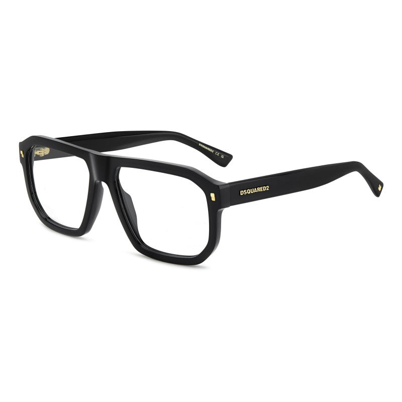 WOMEN'S EYEGLASSES DSQUARED2 D2 0025 - 807 BLACK 