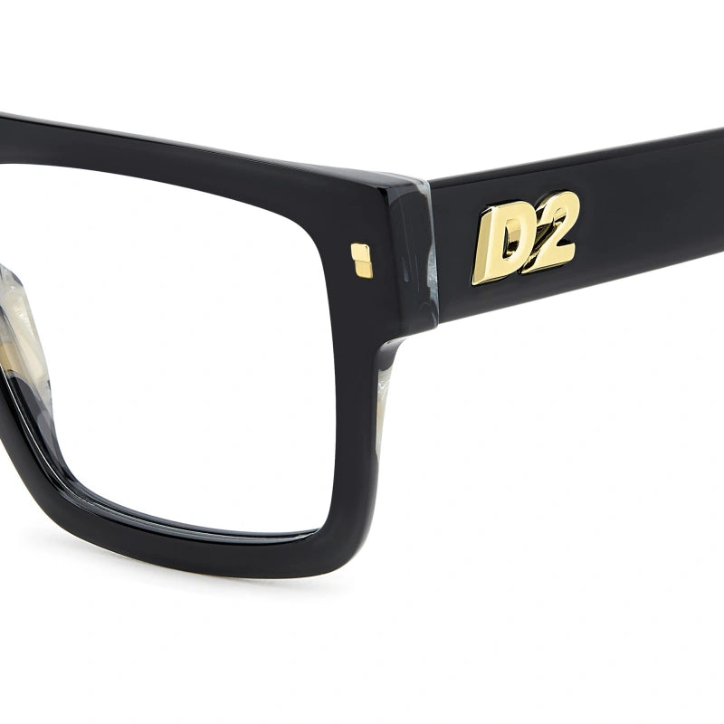 DSQUARED2 - 37N CORNO NERO | OCCHIALE DA VISTA UOMO - D2 0147 CALIBRO UNICO