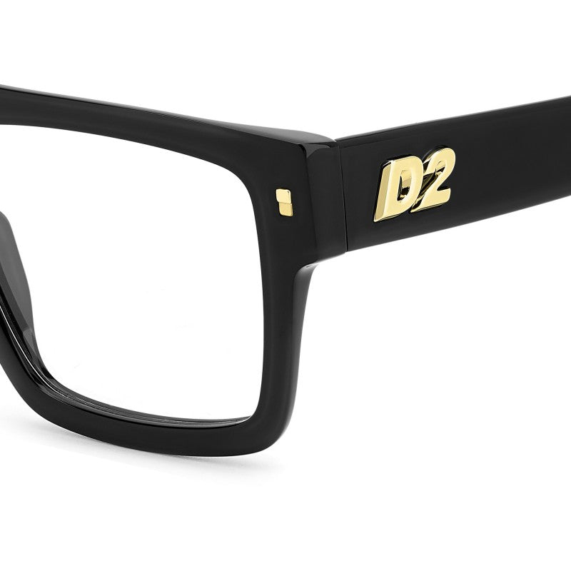 WOMEN'S EYEGLASSES DSQUARED2 D2 0025 - 807 BLACK 