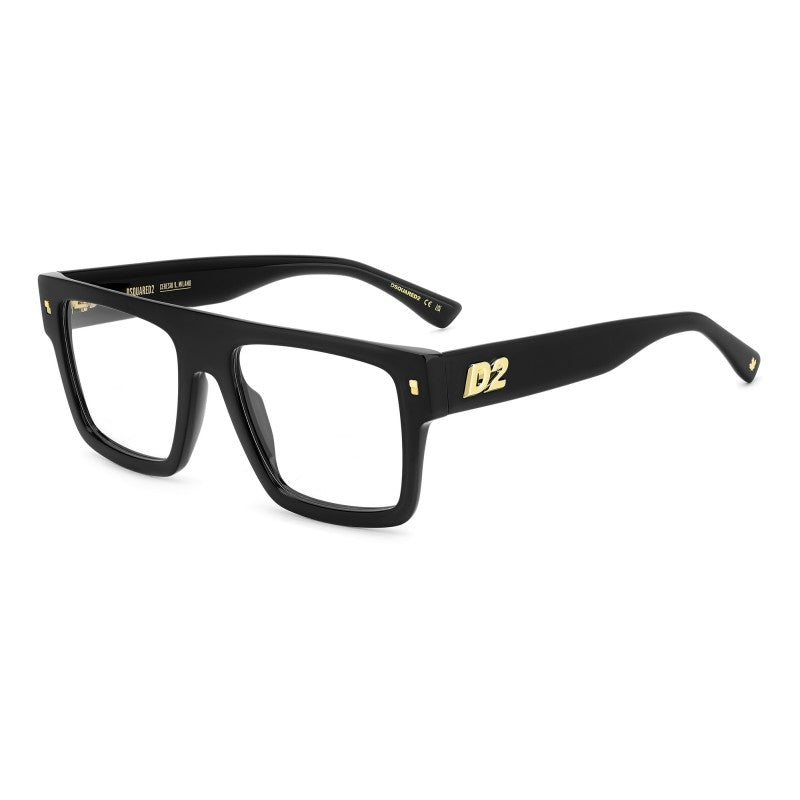 WOMEN'S EYEGLASSES DSQUARED2 D2 0025 - 807 BLACK 