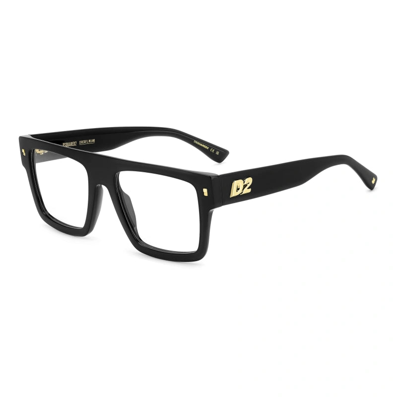 DSQUARED2 - 807 NERO | OCCHIALE DA VISTA UOMO - D2 0147 CALIBRO UNICO