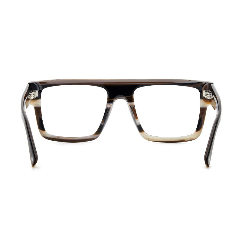 OCCHIALE DA VISTA UOMO | DSQUARED2 D2 0147 - EX4 CORNO MARRONE - CALIBRO 54