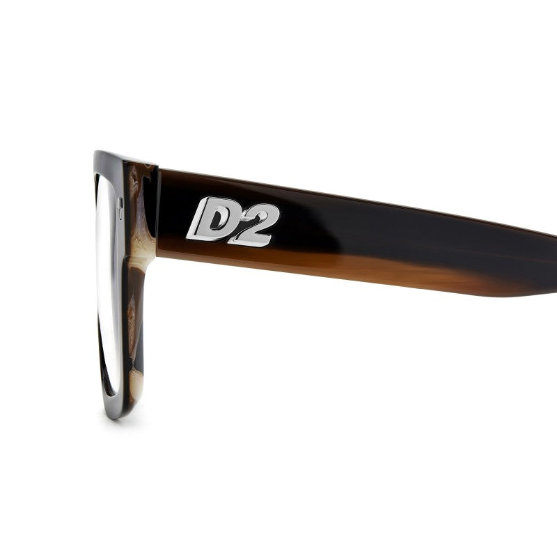 OCCHIALE DA VISTA UOMO | DSQUARED2 D2 0147 - EX4 CORNO MARRONE - CALIBRO 54
