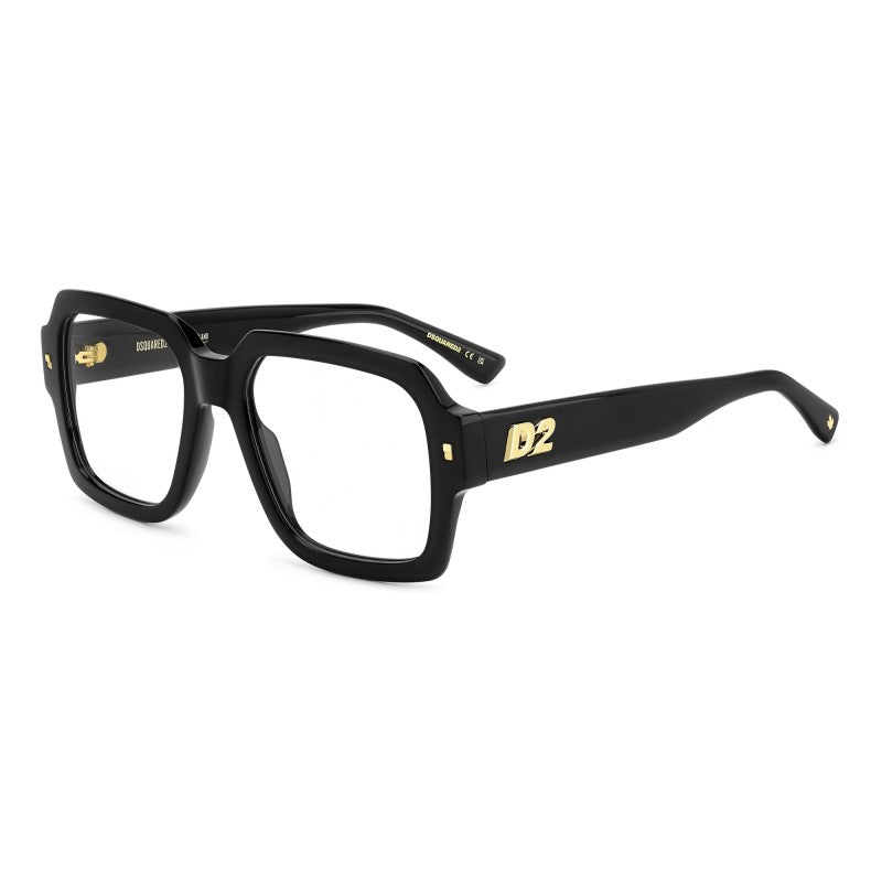 WOMEN'S EYEGLASSES DSQUARED2 D2 0025 - 807 BLACK 
