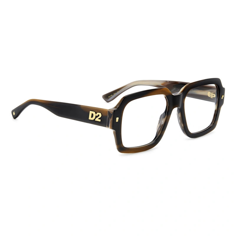 DSQUARED2 - EX4 CORNO MARRONE | OCCHIALE DA VISTA UOMO - D2 0148 CALIBRO UNICO
