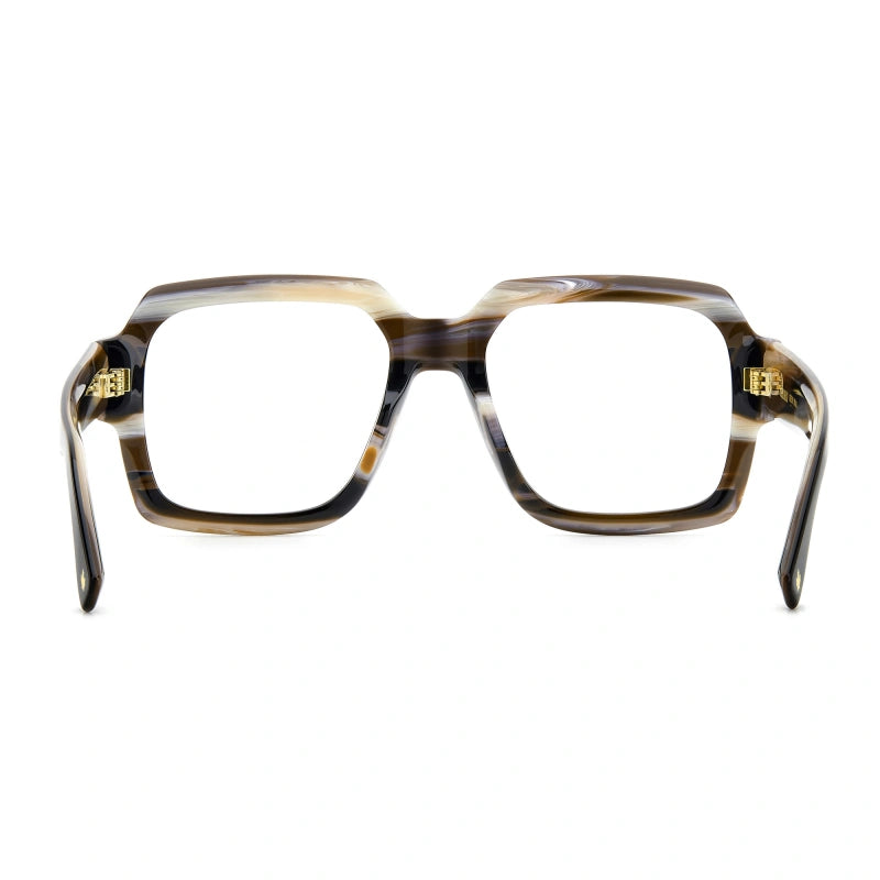 DSQUARED2 - EX4 CORNO MARRONE | OCCHIALE DA VISTA UOMO - D2 0148 CALIBRO UNICO
