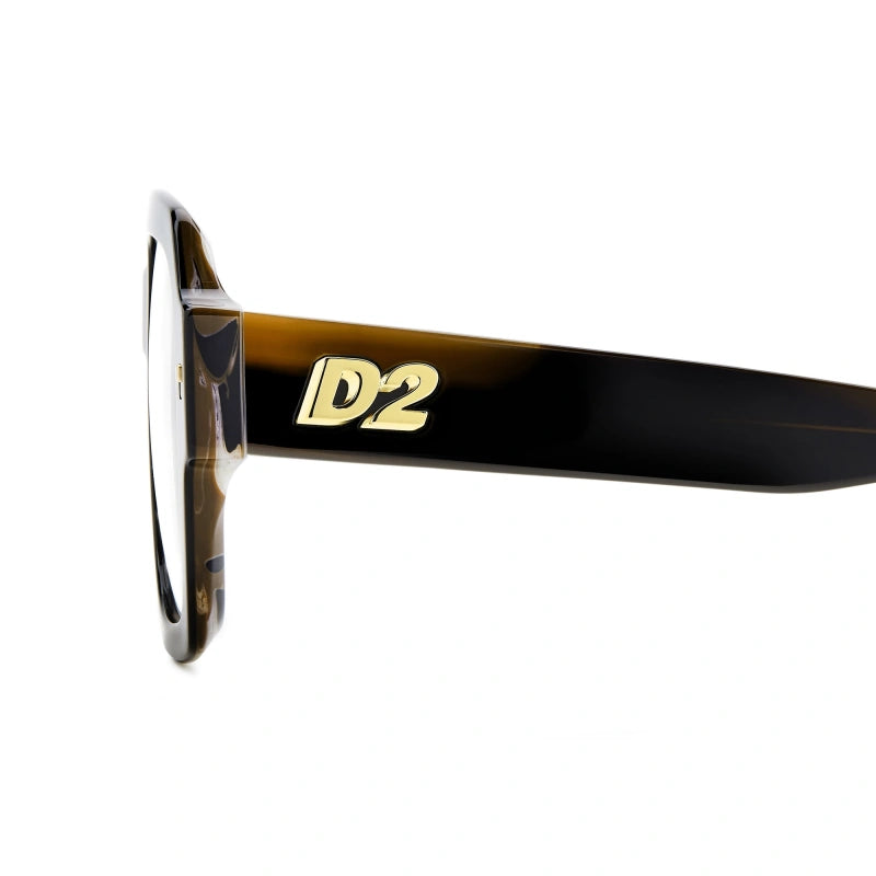 DSQUARED2 - EX4 CORNO MARRONE | OCCHIALE DA VISTA UOMO - D2 0148 CALIBRO UNICO
