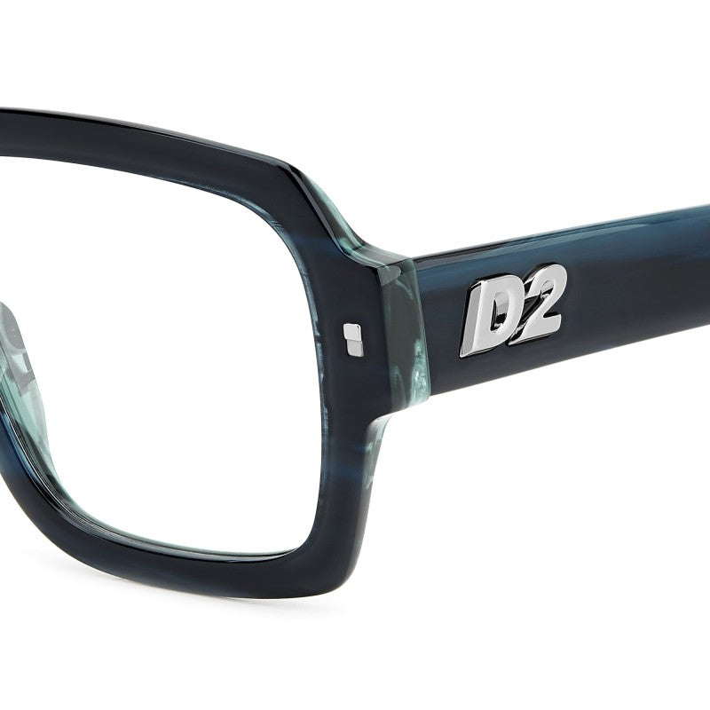 OCCHIALE DA VISTA UOMO | DSQUARED2 D2 0148 - ZI9 VERDE ACQUA - CALIBRO 54
