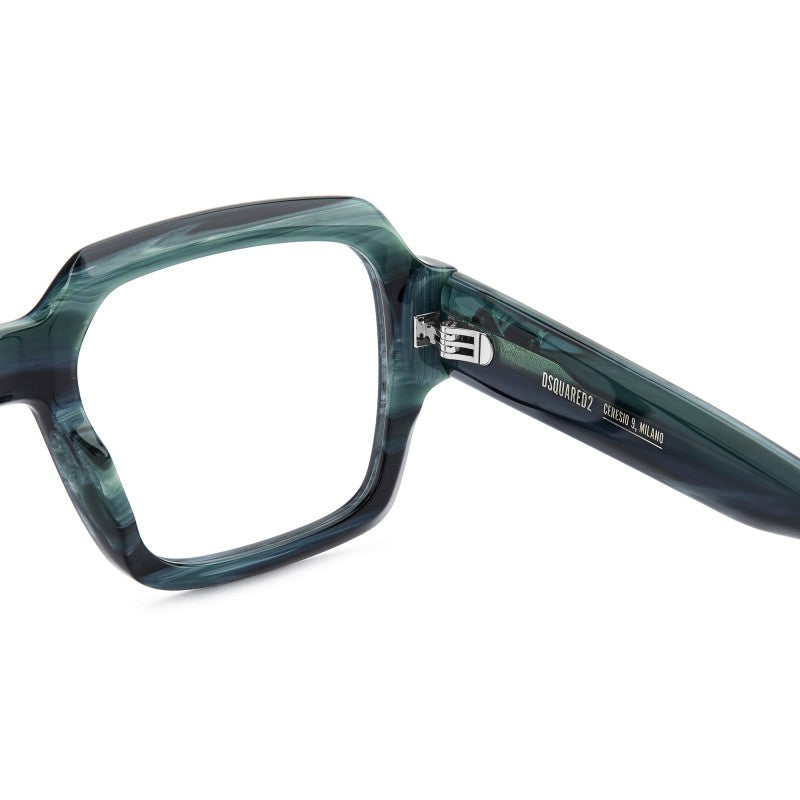 OCCHIALE DA VISTA UOMO | DSQUARED2 D2 0148 - ZI9 VERDE ACQUA - CALIBRO 54