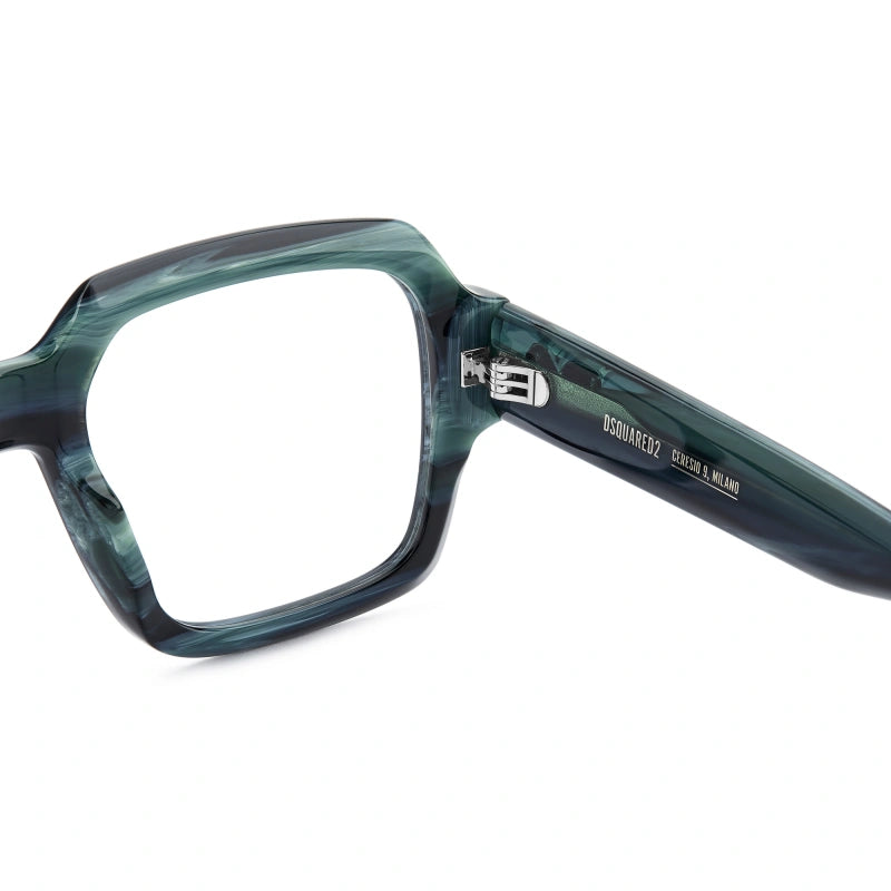 DSQUARED2 - ZI9 VERDE ACQUA | OCCHIALE DA VISTA UOMO - D2 0148 CALIBRO UNICO