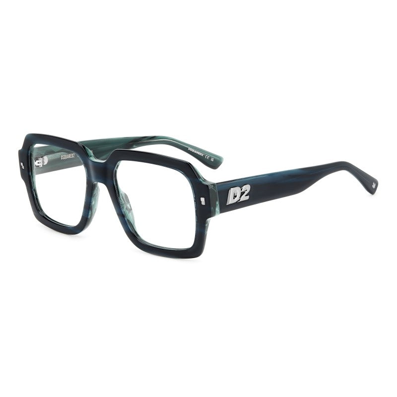OCCHIALE DA VISTA UOMO | DSQUARED2 D2 0148 - ZI9 VERDE ACQUA - CALIBRO 54