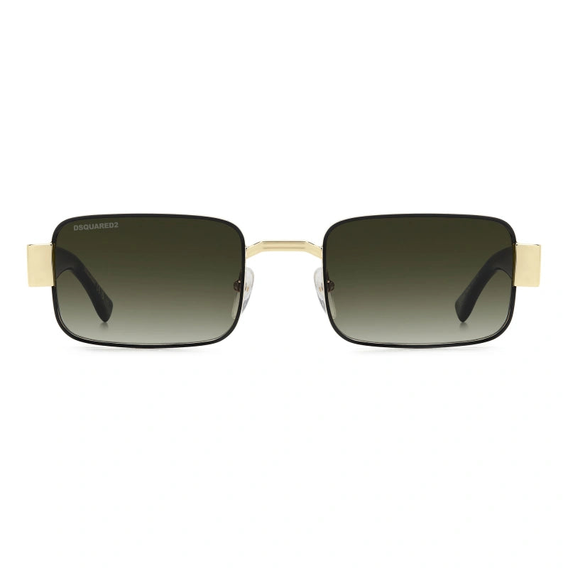 DSQUARED2 - 0NZ/9K ORO OPACO NERO | OCCHIALE DA SOLE UOMO - D2 0156/S CALIBRO 54