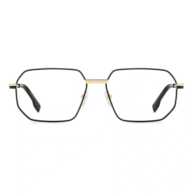 DSQUARED2 - 0NZ ORO OPACO NERO | OCCHIALE DA VISTA UOMO - D2 0158 CALIBRO 56