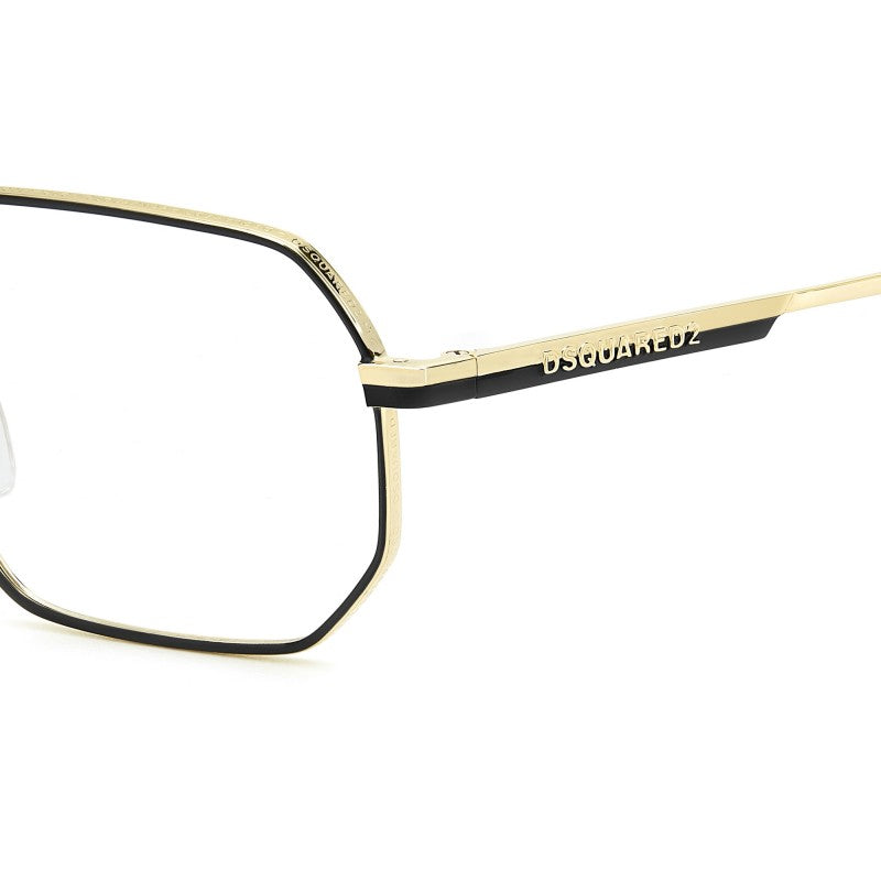 WOMEN'S EYEGLASSES DSQUARED2 D2 0025 - 807 BLACK 