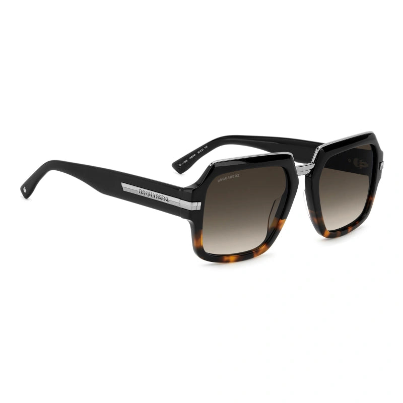 DSQUARED2 - WR7/HA AVANA NERA | OCCHIALE DA SOLE UOMO - D2 0159/S CALIBRO 55