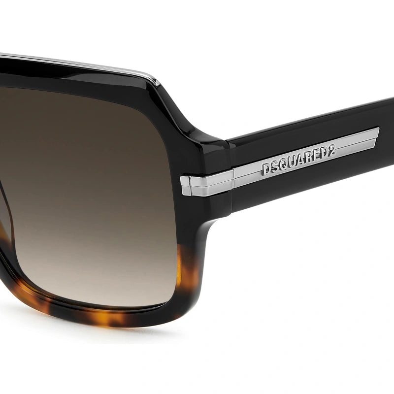 DSQUARED2 - WR7/HA AVANA NERA | OCCHIALE DA SOLE UOMO - D2 0159/S CALIBRO 55