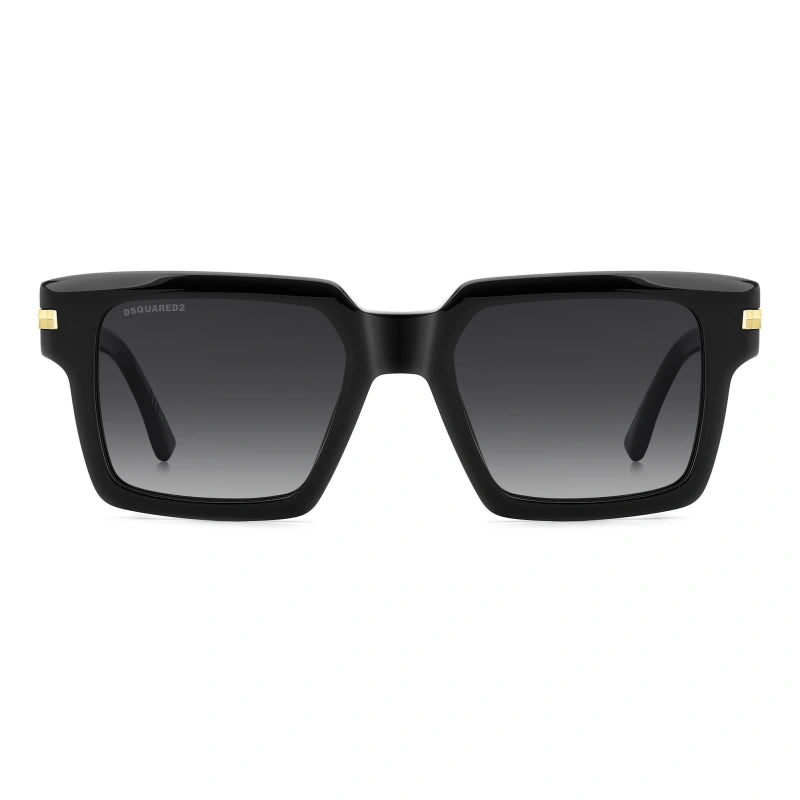 DSQUARED2 - 807/9O NERO | OCCHIALE DA SOLE UOMO - D2 0161/G/S CALIBRO 52