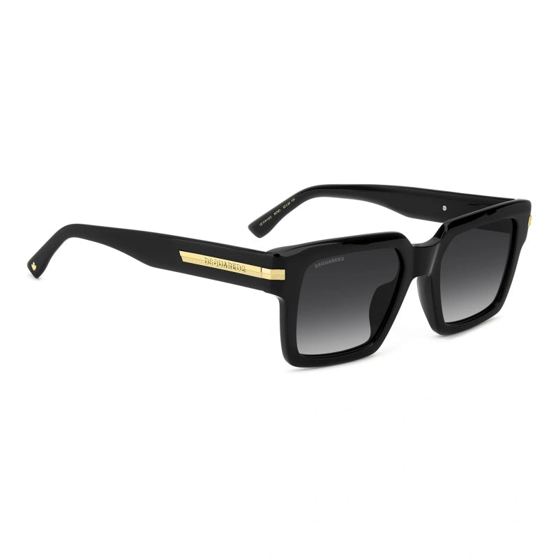 DSQUARED2 - 807/9O NERO | OCCHIALE DA SOLE UOMO - D2 0161/G/S CALIBRO 52