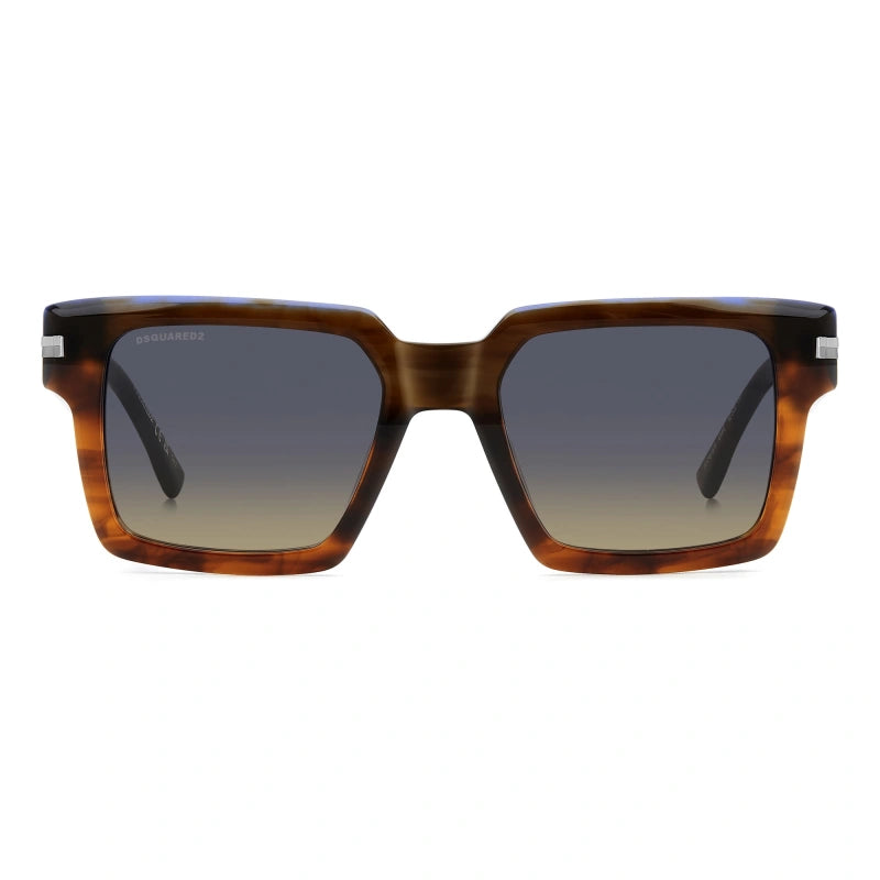 DSQUARED2 - EX4/IE CORNO MARRONE | OCCHIALE DA SOLE UOMO - D2 0161/G/S CALIBRO 52