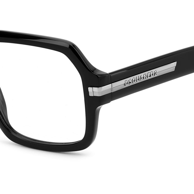 WOMEN'S EYEGLASSES DSQUARED2 D2 0025 - 807 BLACK 