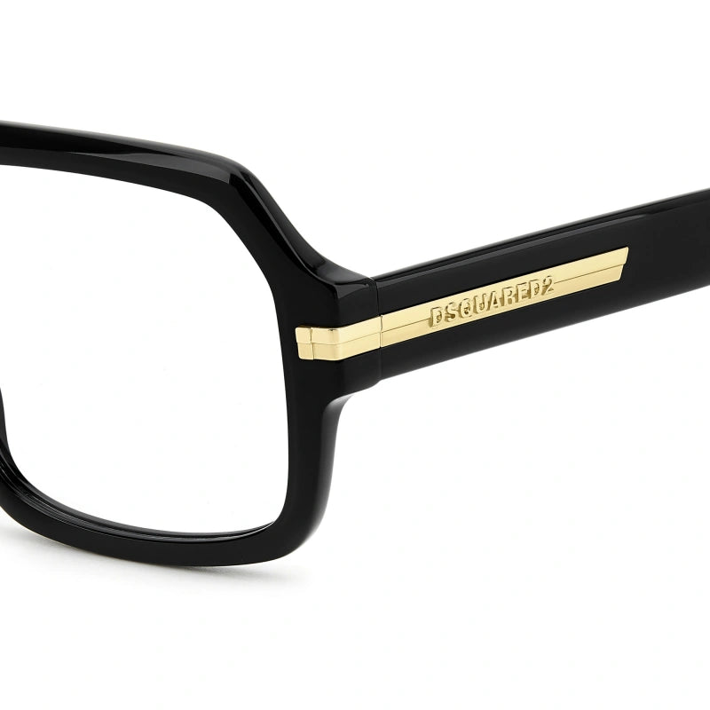 DSQUARED2 - 807 NERO | OCCHIALE DA VISTA UOMO - D2 0162 CALIBRO 56