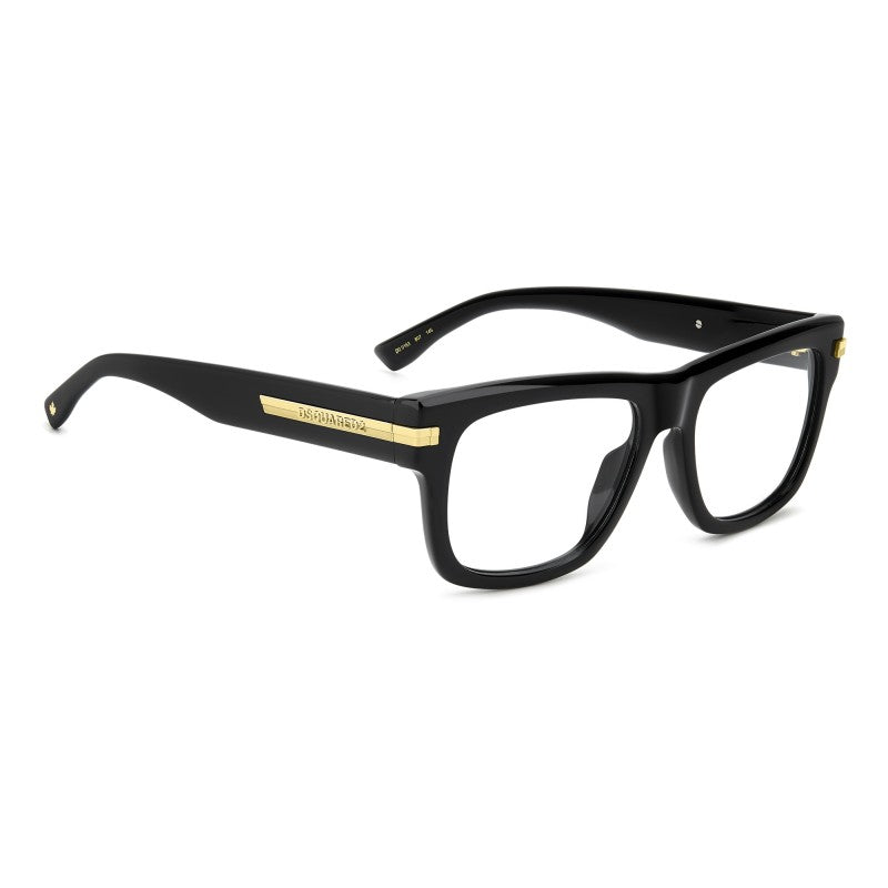 WOMEN'S EYEGLASSES DSQUARED2 D2 0025 - 807 BLACK 