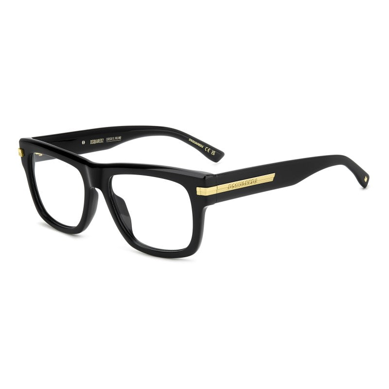 WOMEN'S EYEGLASSES DSQUARED2 D2 0025 - 807 BLACK 