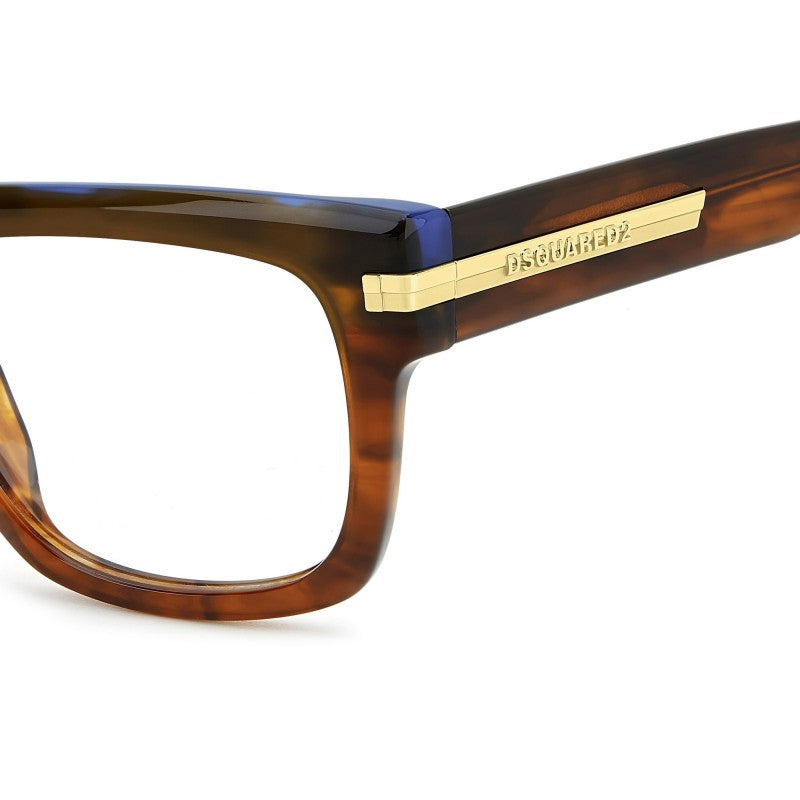 WOMEN'S EYEGLASSES DSQUARED2 D2 0025 - 807 BLACK 