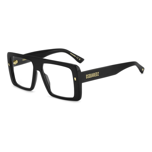 OCCHIALE DA VISTA UOMO | DSQUARED2 D2 0166 - 807 NERO - CALIBRO 56
