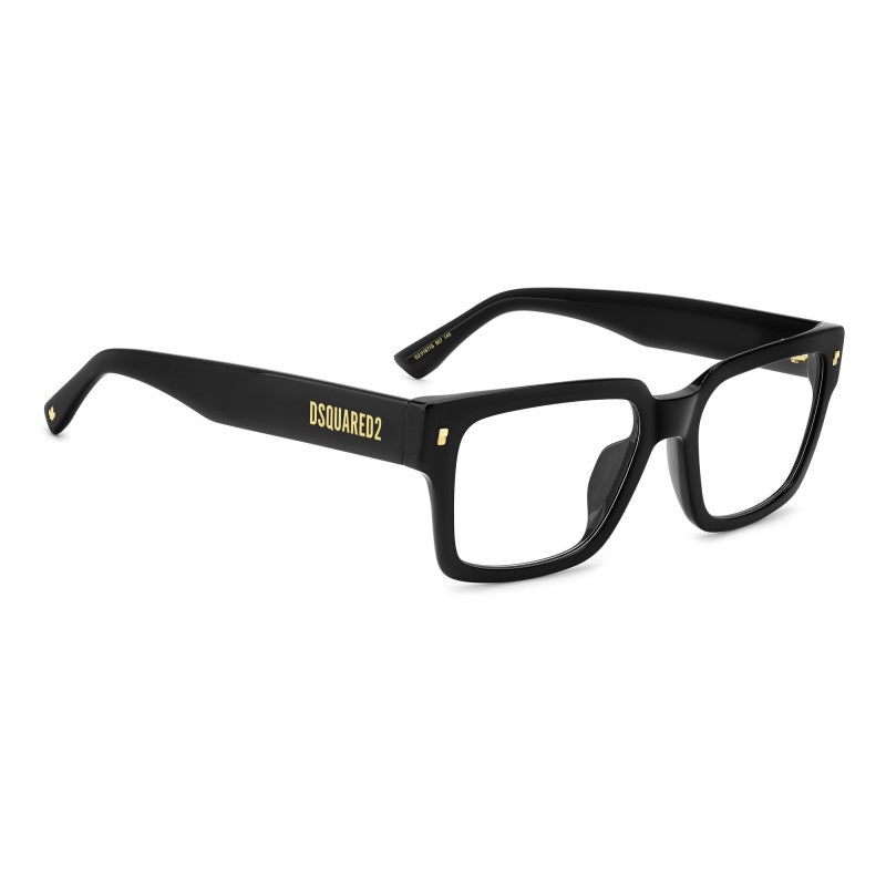 WOMEN'S EYEGLASSES DSQUARED2 D2 0025 - 807 BLACK 