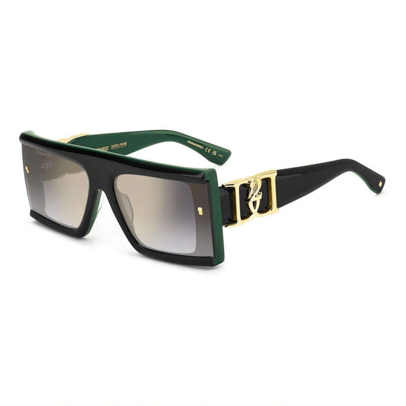 DSQUARED2 - 1ED/FQ VERDE | OCCHIALE DA SOLE DONNA - D2 0169/S CALIBRO 64