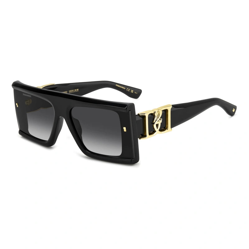 DSQUARED2 - 807/9O NERO | OCCHIALE DA SOLE DONNA - D2 0169/S CALIBRO 64