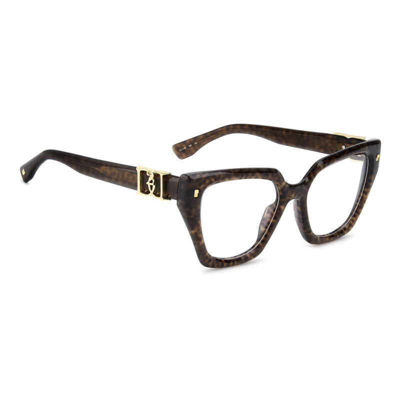 OCCHIALE DA VISTA DONNA | DSQUARED2 D2 0186 - 086 L'AVANA - CALIBRO 53
