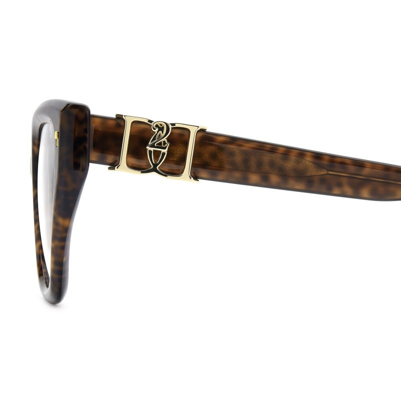 OCCHIALE DA VISTA DONNA | DSQUARED2 D2 0186 - 086 L'AVANA - CALIBRO 53