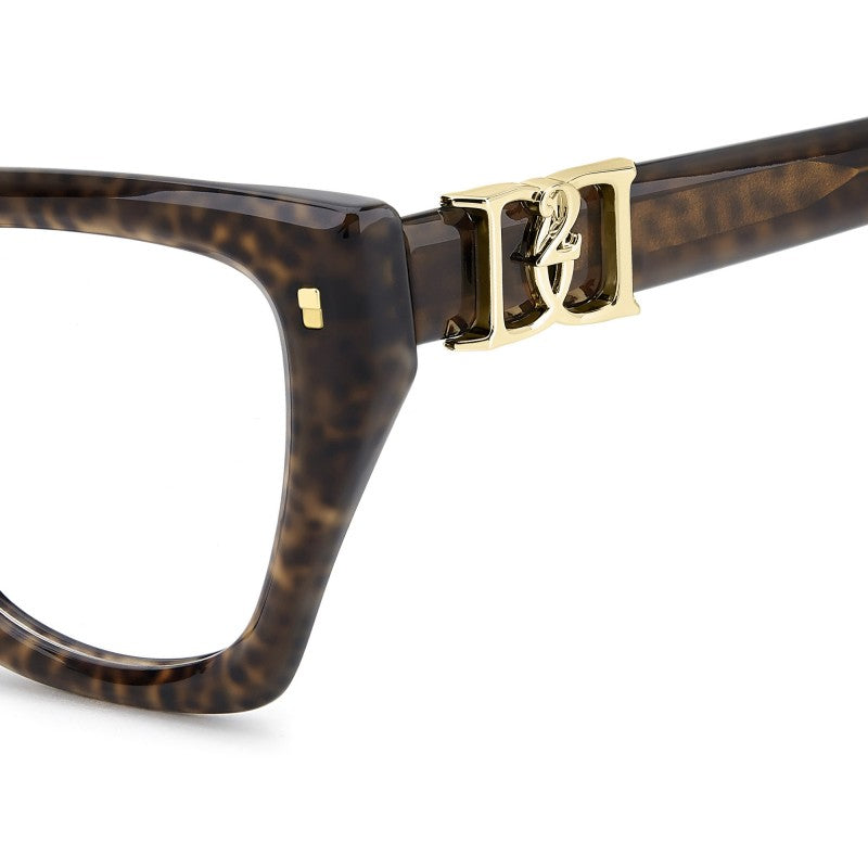 OCCHIALE DA VISTA DONNA | DSQUARED2 D2 0186 - 086 L'AVANA - CALIBRO 53