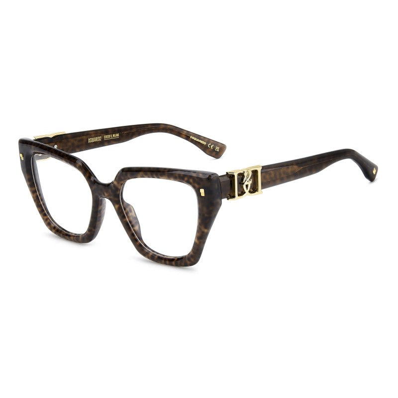 OCCHIALE DA VISTA DONNA | DSQUARED2 D2 0186 - 086 L'AVANA - CALIBRO 53