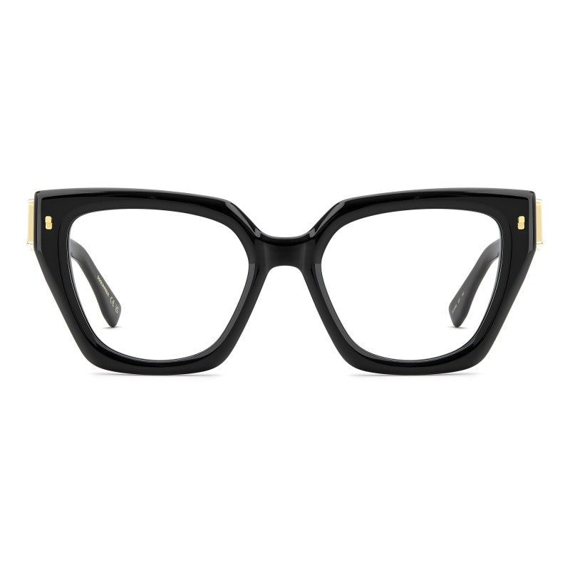 OCCHIALE DA VISTA DONNA | DSQUARED2 D2 0186 - 807 NERO - CALIBRO 53